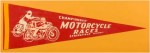 Motorcycle Races Pennant